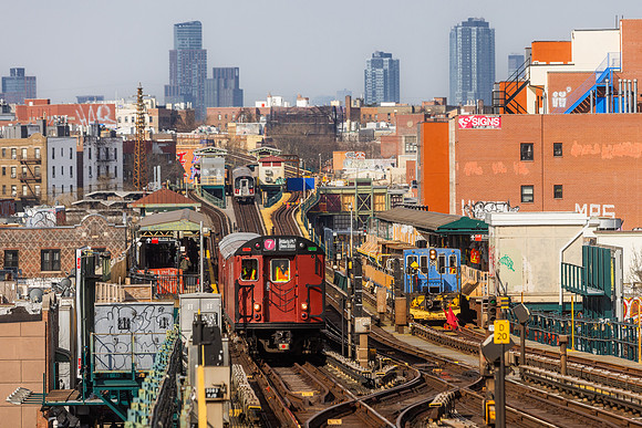 MTA NYCT Subway/NYTM, Baseball Nostalgia Special, R-33/R-36, Queens, New York