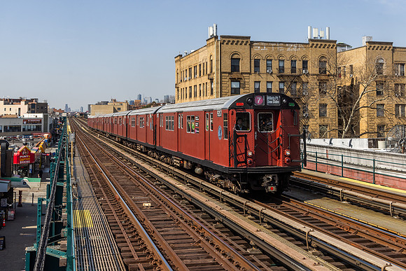 MTA NYCT Subway/NYTM, Baseball Nostalgia Special, R-33/R-36, Queens, New York