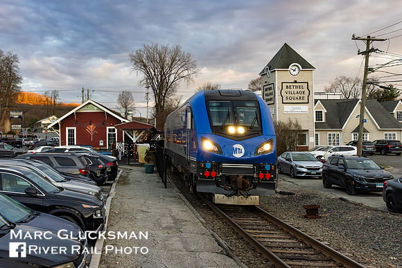 MTA Metro North Railroad Train 1848, MNCW 301, Bethel, Connecticut