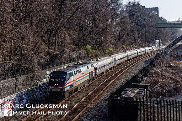 Amtrak 237 AMTK 705, New York, New York