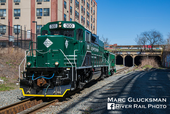 New York & Atlantic Railway NYA 300 at Bay Ridge Tunnel, Brooklyn, New York