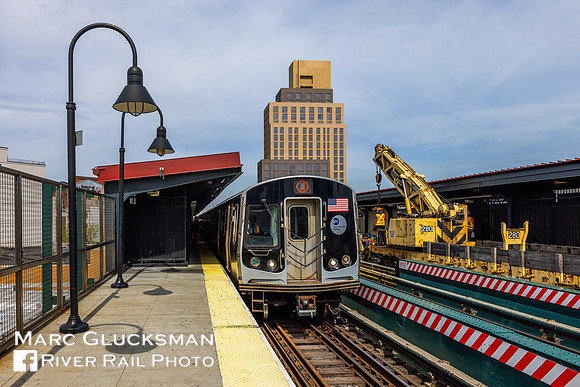 MTA NYCT Subway, C Division, 0C280 R102 Thrall Crane, Halsey Street, Brooklyn, New York