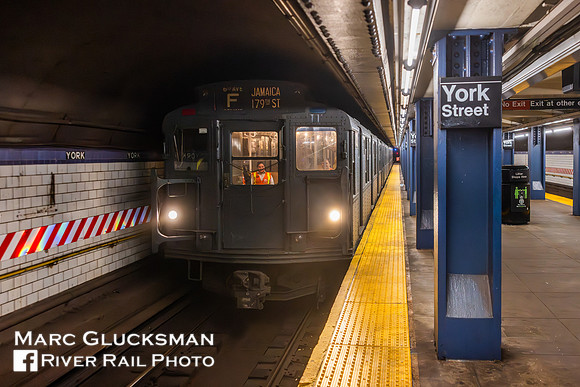 MTA NYCT Subway/NYTM, R9s Nostalgia Special, York Street, Brooklyn, New York