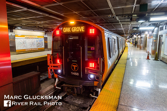 MBTA Orange Line, North Station, Boston, MA