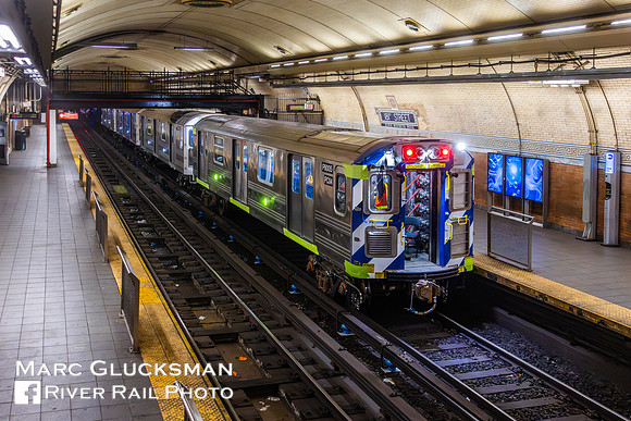 MTA NYCT Subway, C Division, Pump Train, PC04 P8005, HL 015, 181 Street, New York, New York