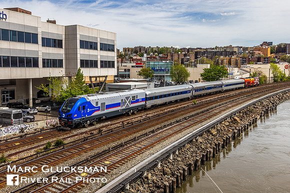 MTA Metro-North Railroad Inspection Cars, MNCW 216 310, Marble Hill, New York, New York