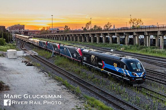 Amtrak 6 California Zephyr, AMTK 301, Chicago, Illinois