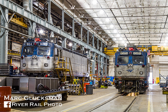 AMTK 924 952, Amtrak Wilmington Maintenance Facility, Wilmington, Delaware