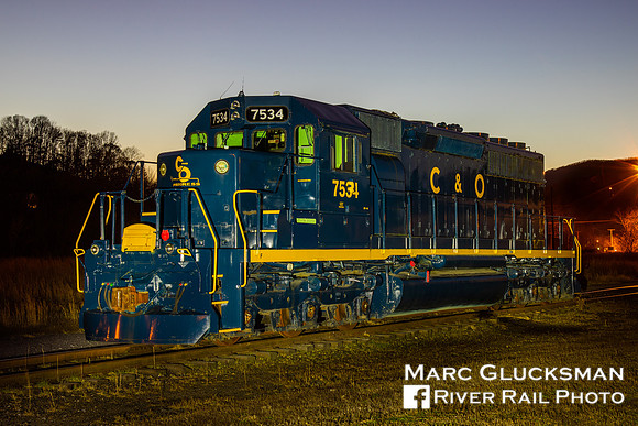 C&O 7534, Clifton Forge, Virginia