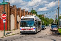 SEPTA 805, Trackless Trolley, Courtland-Uber, Philadelphia, Pennsylvania