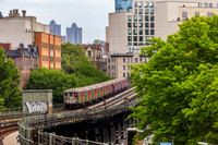 2026 MTA NYCT Subway FIFA Wrap, 1 Line, France (2471-2475) and Senegal (2370-2366), Dyckman