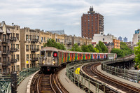 2026 MTA NYCT Subway FIFA Wrap, 1 Line, France (2471-2475) and Senegal (2370-2366), Dyckman