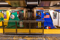 2026 MTA NYCT Subway FIFA Wrap, 1 Line, France (2471-2475) and Senegal (2370-2366), 72 Street
