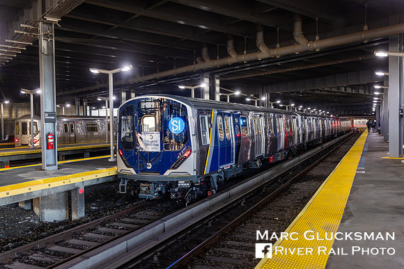 MTA Staten Island Railway R-211S Inaugural, 104 R-211S, St. George, Staten Island, New York
