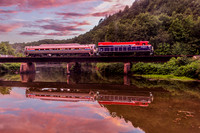 Naugatuck Railroad/Railroad Museum of New England, NAUG 1001 2798, Chase Bridge, Waterbury CT
