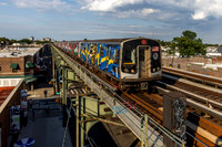 2026 MTA NYCT Subway FIFA Wrap, A Line, 104 Street, Queens, New York