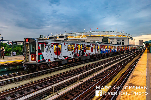 2026 MTA NYCT Subway FIFA Wrap, 4 Line, 161 Street-Yankee Stadium, Bronx, New York