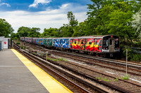 2026 MTA NYCT Subway FIFA Wrap, A Line, Howard Beach-JFK, Queens, New York