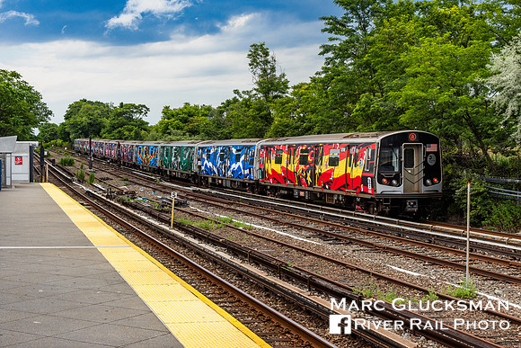 2026 MTA NYCT Subway FIFA Wrap, A Line, Howard Beach-JFK, Queens, New York