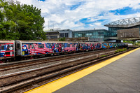 2026 MTA NYCT Subway FIFA Wrap, A Line, Howard Beach-JFK, Queens, New York
