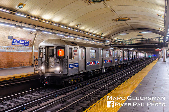 MTA NYCT Subway, 181 Street 1 Line, America250, New York, New York