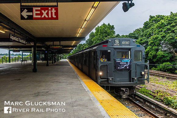 MTA NYCT Subway NYTM Final Aqueduct Special, Aquedcut Racetrack, Queens, New York