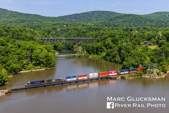 CSX I168, CSXT 1981, Popolopen Creek, Fort Montgomery, New York