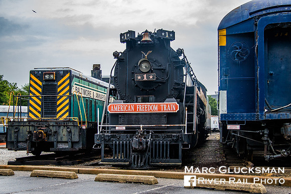 Reading 2101 American Freedom Train 1, Baltimore & Ohio Railroad Museum, Baltimore, Maryland