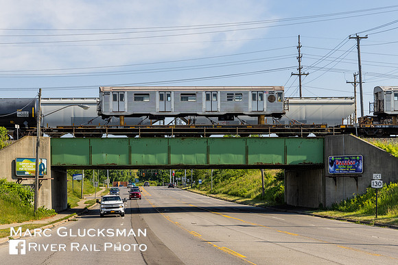 CSX M363-30, MTA NYCT Subway R32 3574, Cheektowaga, New York