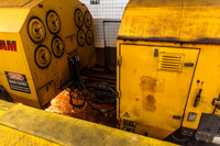 MTA NYCT Subway A Line, Loram Rail Grinder, New York, New York