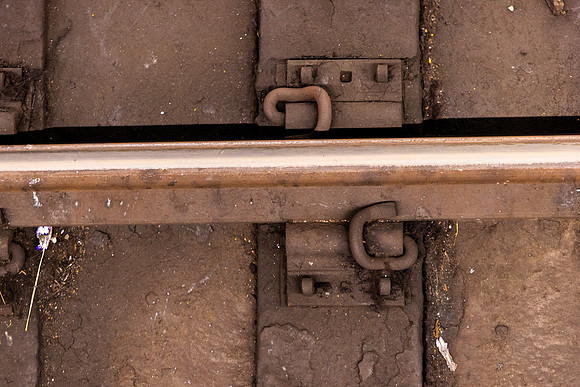 MTA NYCT Subway A Line, Loram Rail Grinder, New York, New York