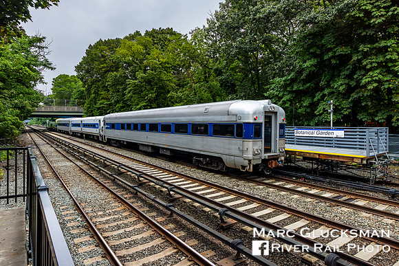 MTA Metro-North Railroad Inspection Cars, MNCW 301 217, MNR Botanical Garden, Bronx, New York
