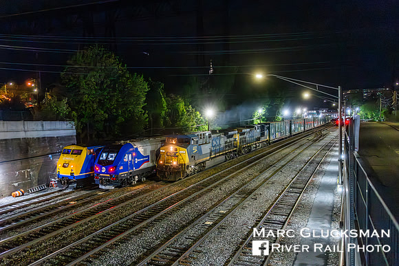 MNCW 201 311 CSX M702 CSXT 482 486, Poughkeepsie, New York