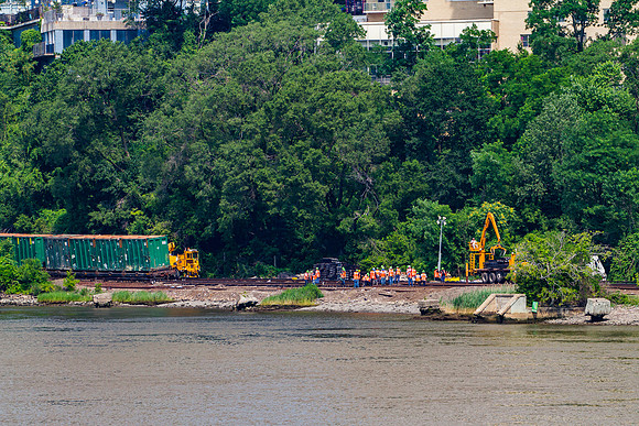 MTA Metro-North Railroad, CSX Derailment, Spuyten Duyvil, Bronx, New York