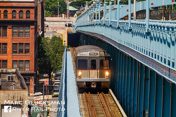 PATCO Ben Frankin Bridge, Camden, New Jersey
