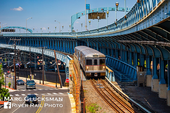 PATCO Ben Frankin Bridge, Camden, New Jersey