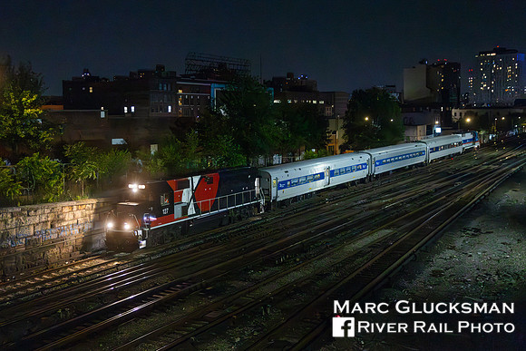 MTA Metro-North Railroad, Geometry Train, MNCW 127 106, Mott Haven, Bronx, New York