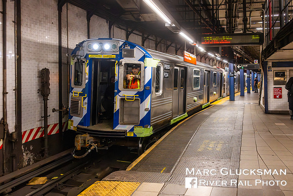 MTA NYCT Subway, C Division, Pump Train, PC04 P8005, HL 005, 14 Street-Union Square, New York, New York