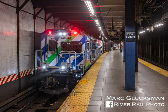 MTA NYCT Subway, C Division, Pump Train, PC04 P8005, HL 005, 14 Street-Union Square, New York, New York