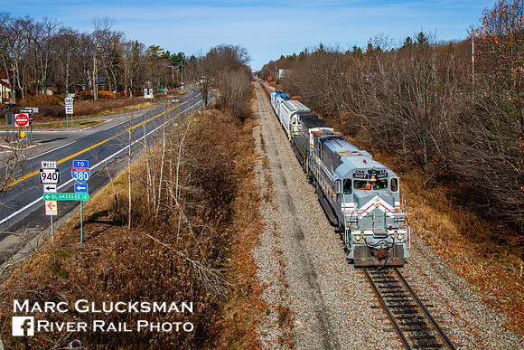 GVT Delaware-Lackawanna Railroad, DL 3007, Pocono Summit, Pennsylvania