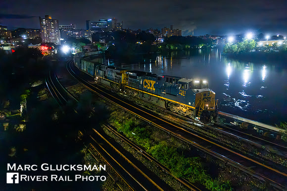 CSX M702, CSXT 7381, Marble Hill, New York, New York