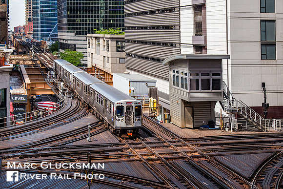 Chicago Transit Authority, Tower 18 Junction, Lake-Wells, Chicago, Illinois