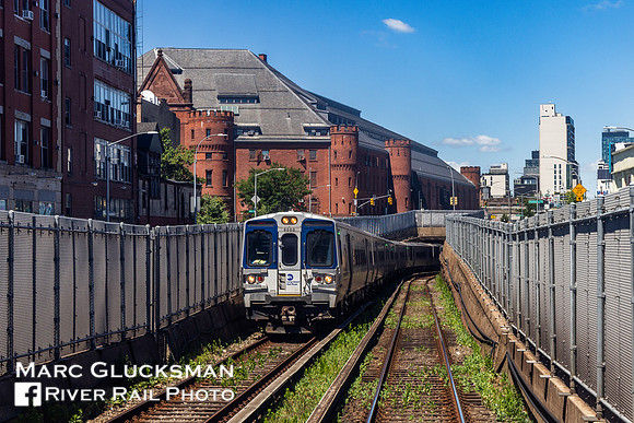 LIRR near Nostrand Avenue Station, Brooklyn, New York