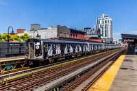 MTA NYCT Subway, Jay-Z Wrap, Marcy Avenue, Brooklyn, New York