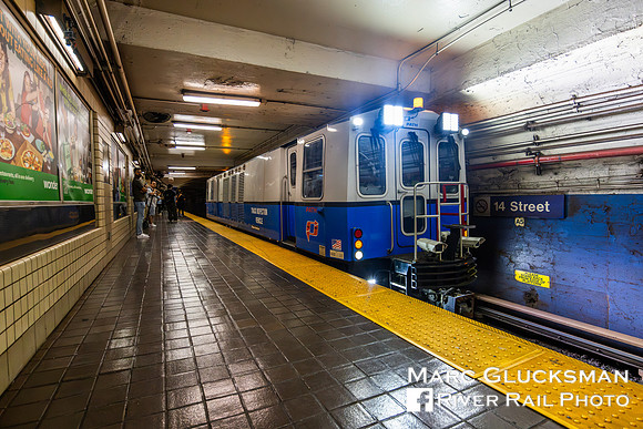 PATH, TIV Track Inspection Vehicle/Geometry Car, 14 Street, New York, New York
