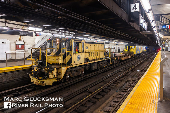 MTA NYCT Subway, C Division, C Division Work 15 D54 0F184 RD342, 181 Street A Line, New York, NY