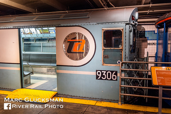 MTA NYCT Subway/New York Transit Museum R33S 9306, Court Street, Brooklyn, New York
