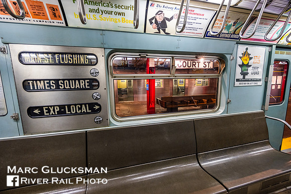 MTA NYCT Subway/New York Transit Museum R33S 9306, Court Street, Brooklyn, New York