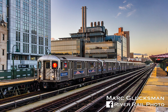MTA NYCT Subway, America 250 R62A, 125 Street Station, New York, New York