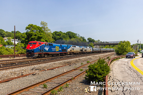 Amtrak 283 AMTK 108, Croton-On-Hudson, New York